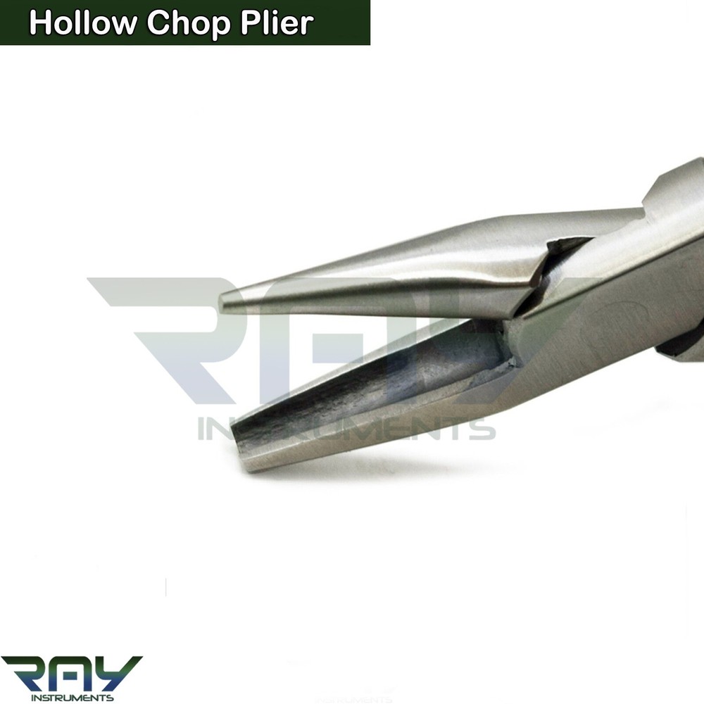 Orthodontic Hollow Chop Plier Contouring Arch Wire Loop Forming Concave Tip