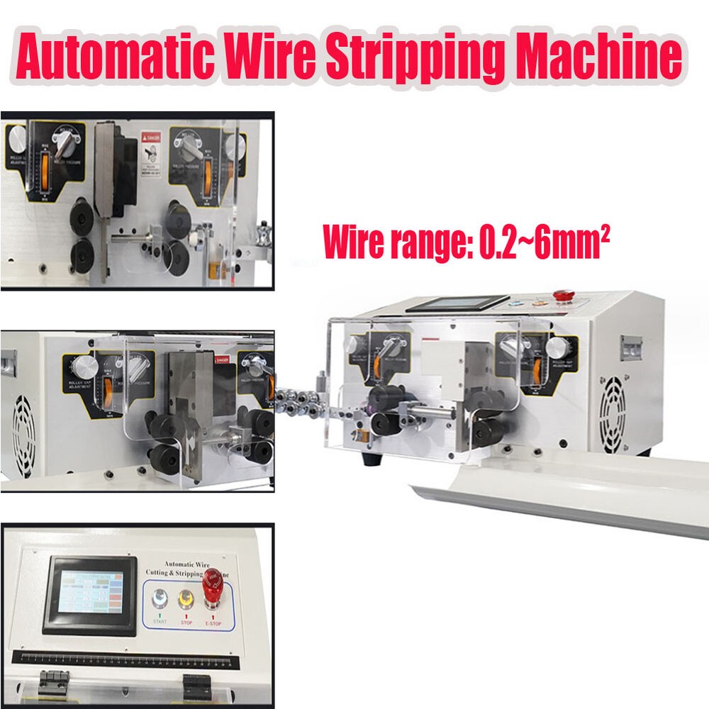 6mm² Wire Cutter Stripping Machine,Wire Cutting Machine,Wire Stripper Machine