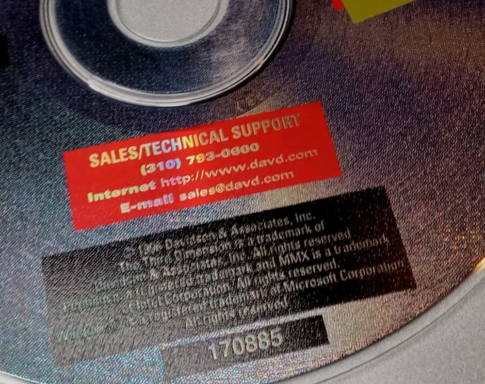 The Third Dimension CD-ROM (1996, Windows 95, Davidson) Disc Only