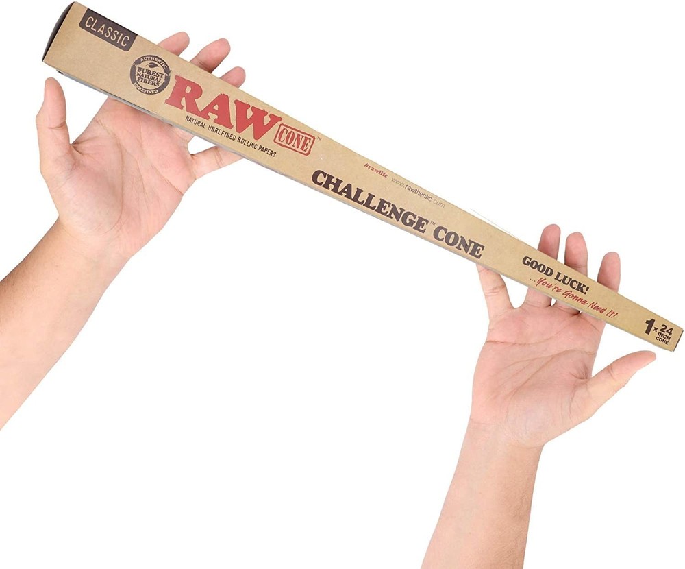 Raw Classic -2ft Pre-Roll Challenge Cone 1Pc