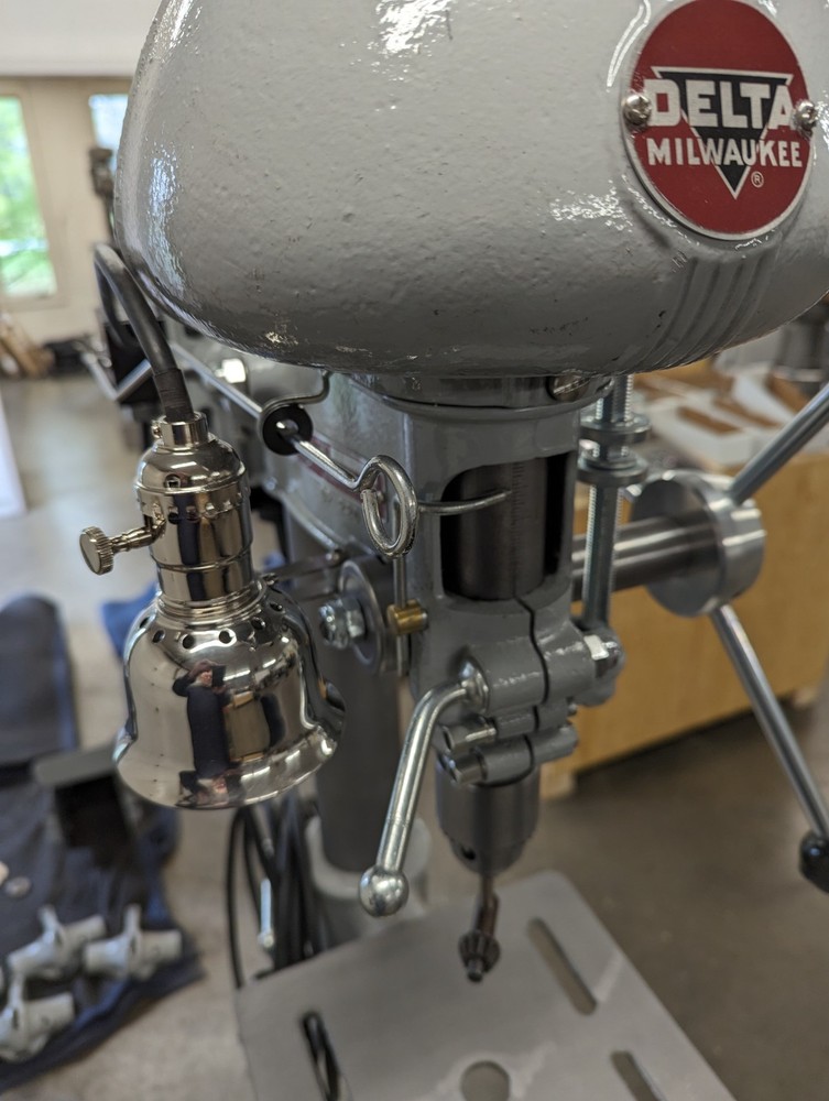 GUIDE BRACKET FOR A SWITCH PULL ROD - to fit a vintage DP-220 DRILL PRESS