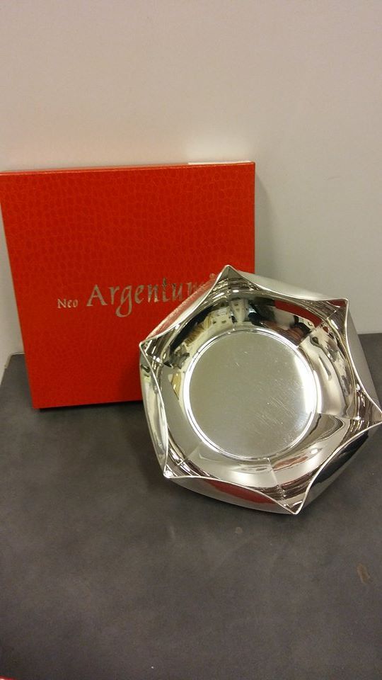 CALEGARO AM21333E Solid Silver Star Bowl