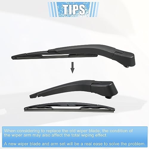 Rear Windshield Wiper Blade Arm Replacement Set Quality Fit for Buick