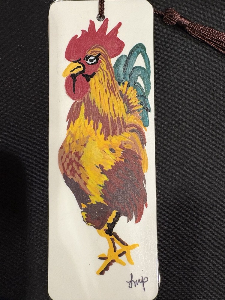 Rooster Bookmark