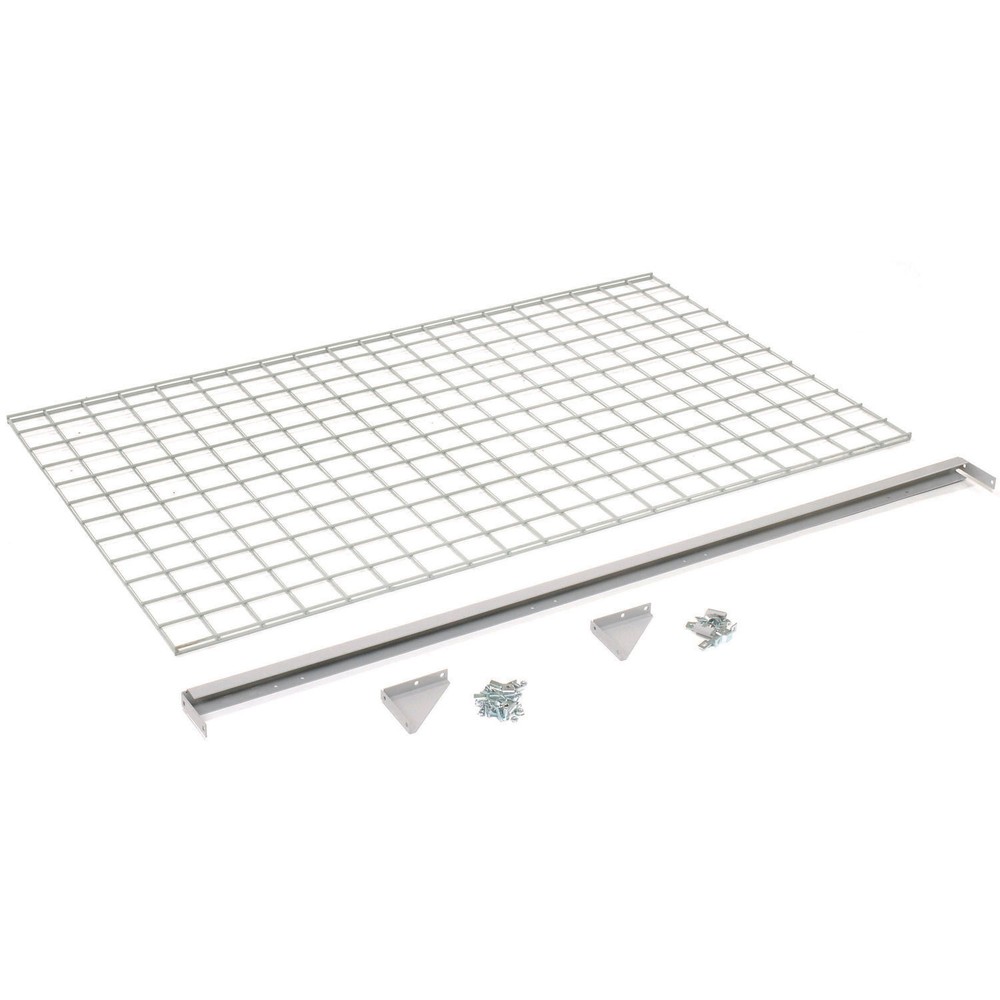 Global Industrial Wire Mesh Security Cage Accessory Shelf 48"W x 24"D