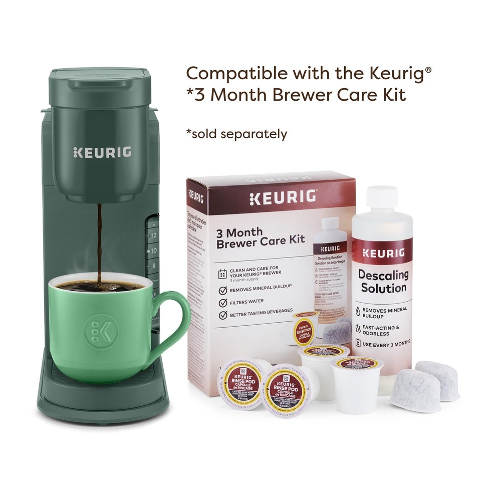 K-Express Single Serve K-Cup Pod Coffee Maker, 3 Brew Sizes, Strong Button Fe...