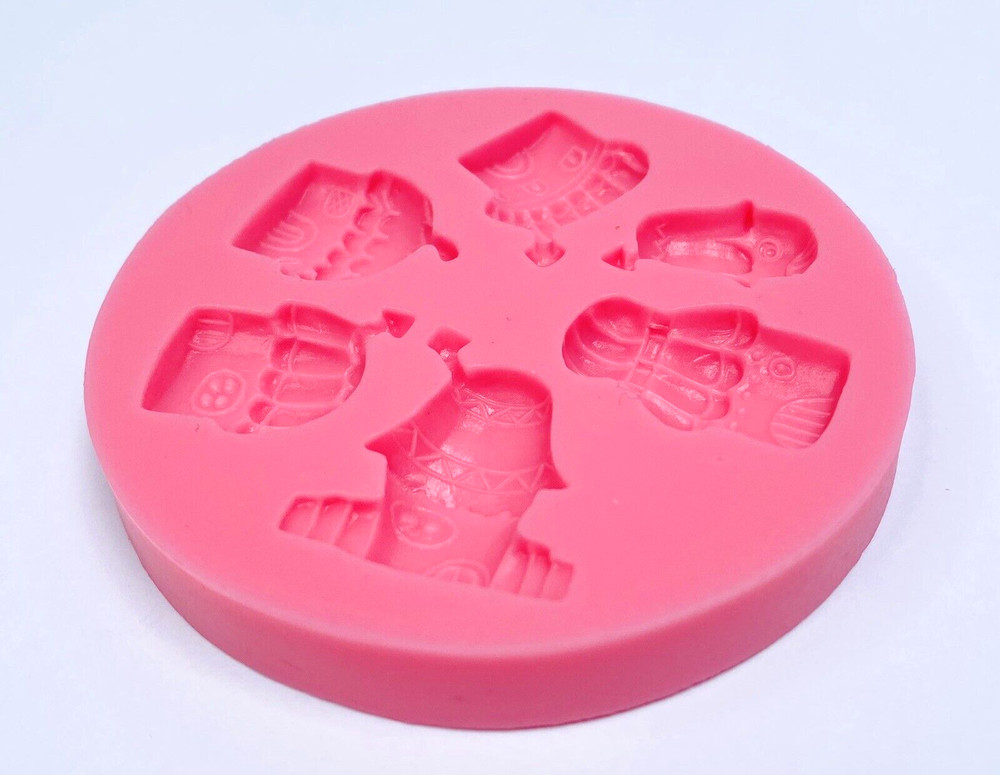 JALLRATO Hat Silicone Mold For Cake Decorating Tools Pink