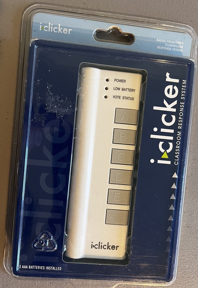 I Clicker Classroom Response System NEW in original box
