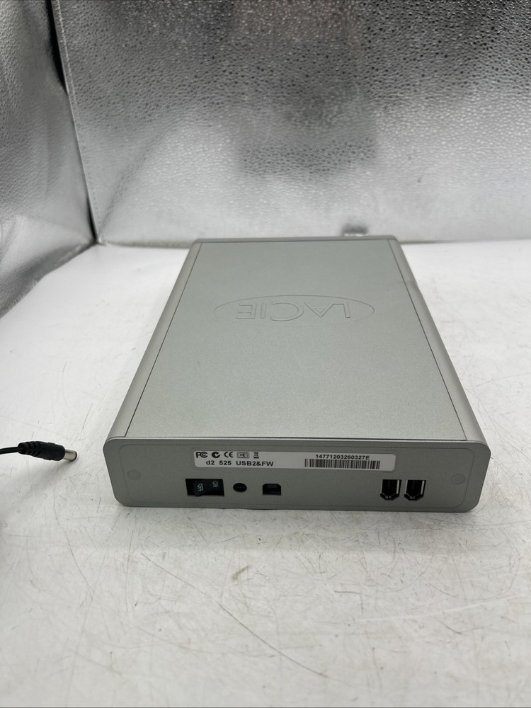Lacie D2 525 USB2&FW Drive Light Scribe Super Write Master Recorder See Pics