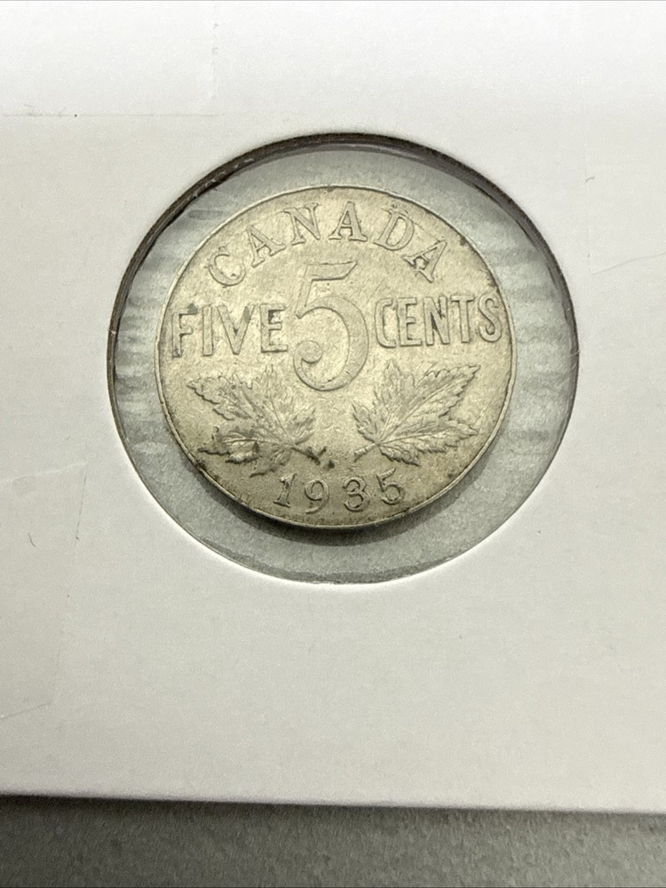 1935 Canada Five Cent Coin