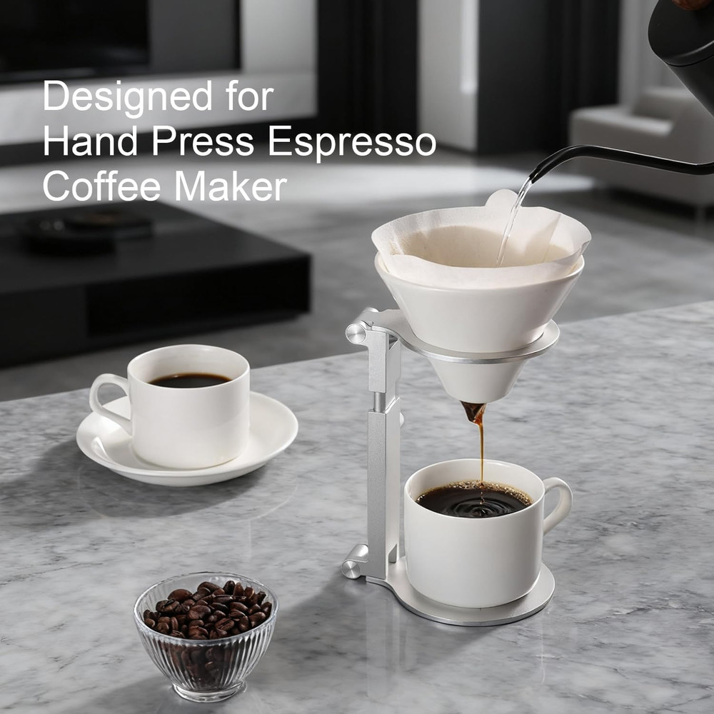 Adjustable Portable Espresso Machine Stand for Coffee Makers and Grinders