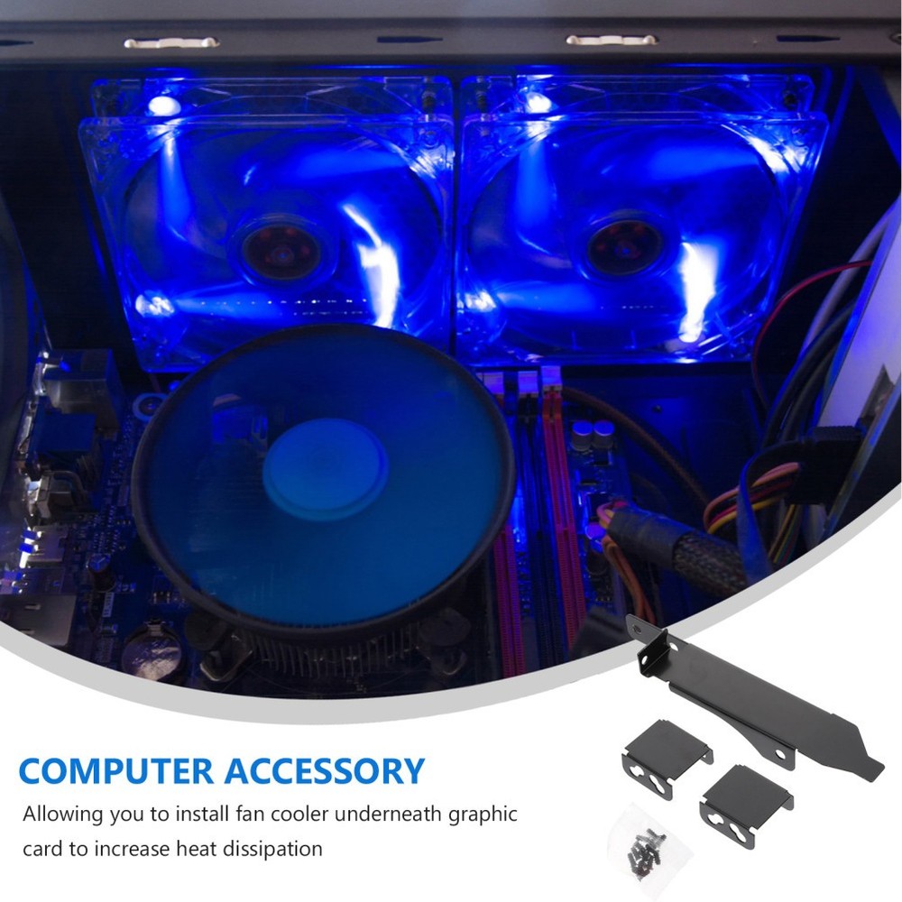 Computer Wind Pressure Cooling Bracket Fan Stand Graphics Holder