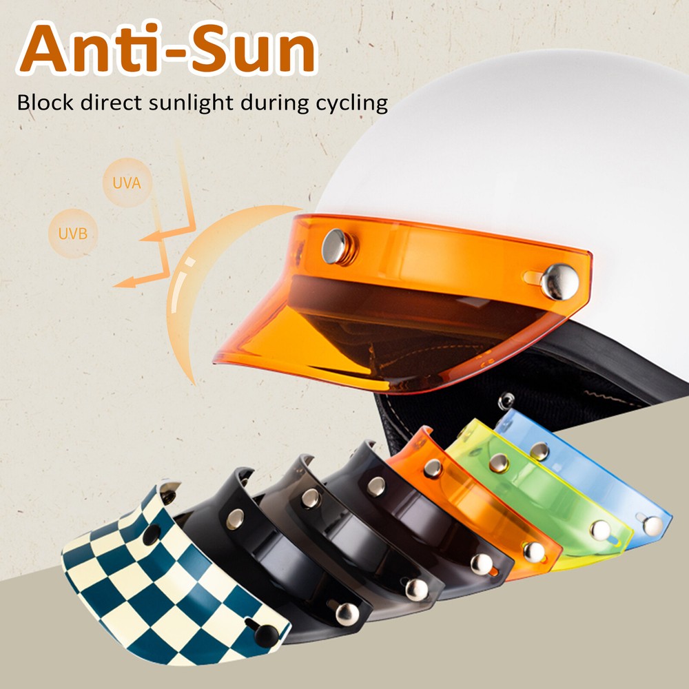 Motorcycle Visor Motorcycle 3/4 Open - G8U4