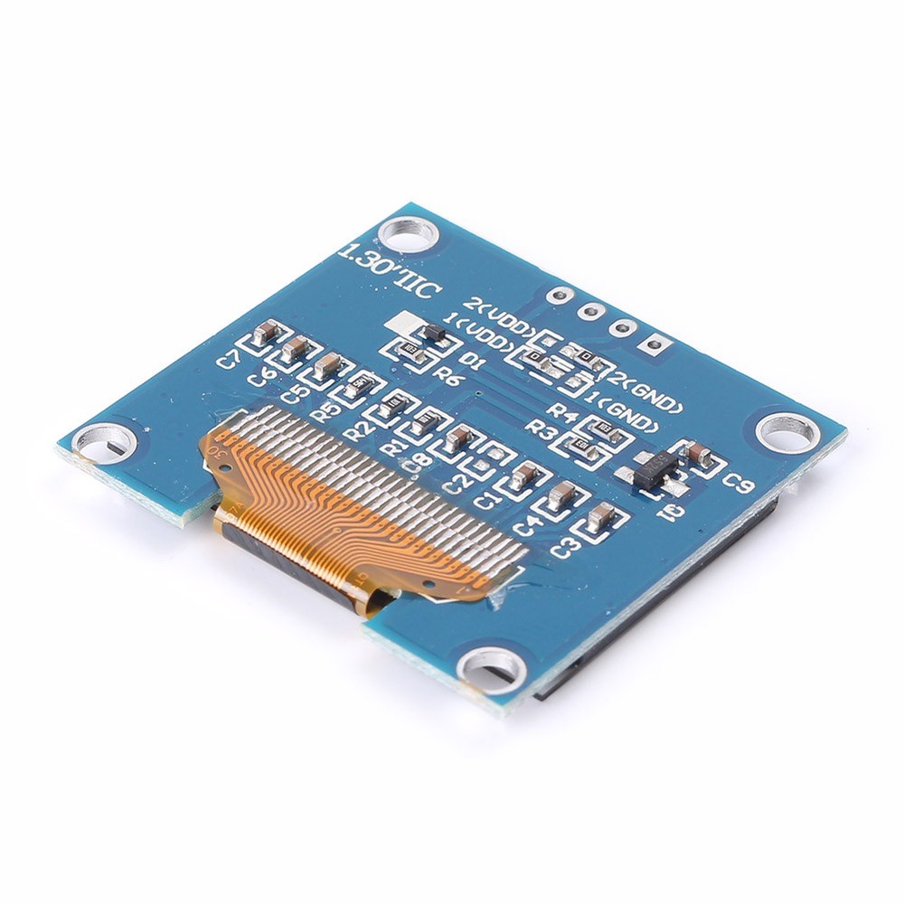 1.3" White OLED LCD 4PIN Display Module IIC I2C Interface 128x64 for d