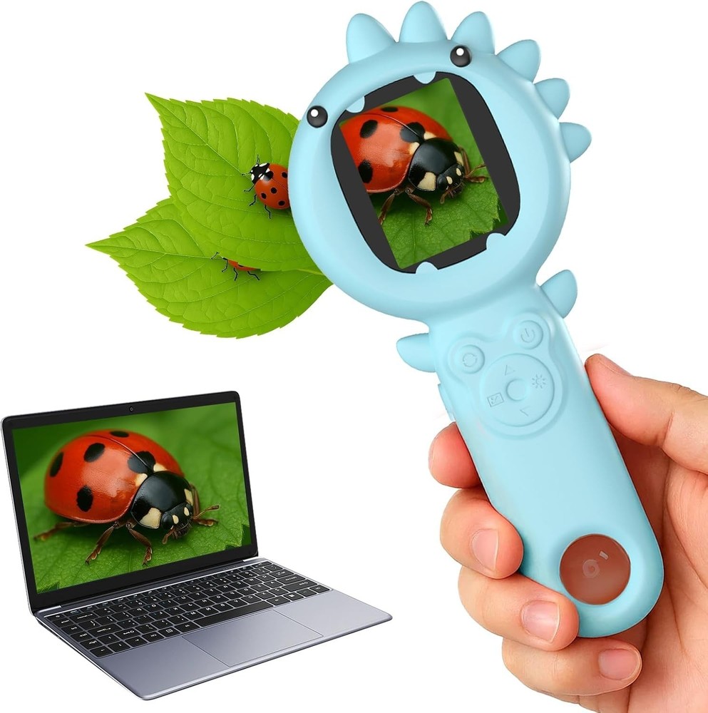 Mini Handheld Microscope Supporting Multiple Viewing Angles, Outdoor Educational