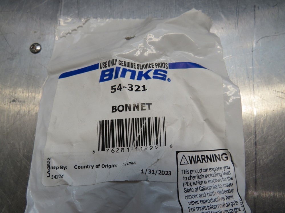 Binks 54-321 Bonnet