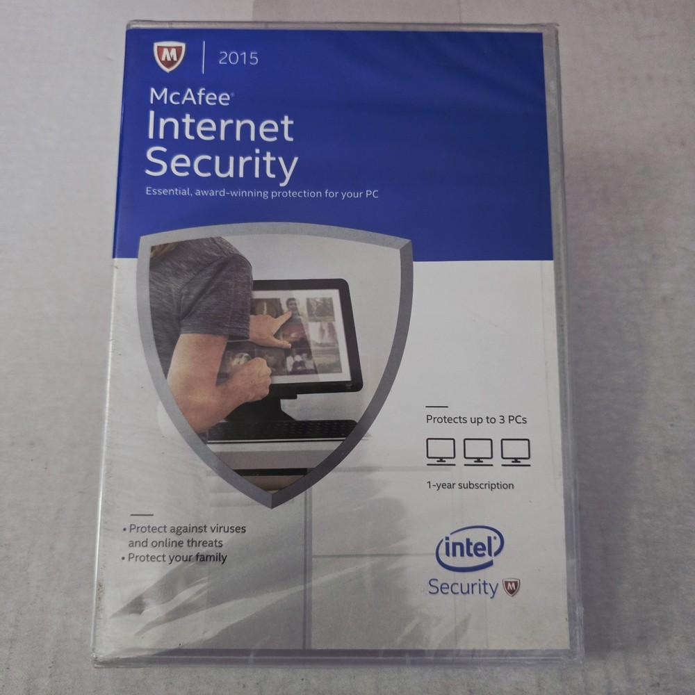 McAfee Internet Security  2016  for Windows, Mac & iOS,  Android Devices SEALED