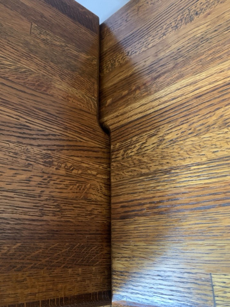 Vintage Handcrafted Solid Wood Tiger Oak Open Book Stand Reading Rest