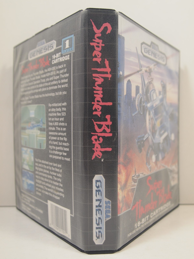 Super Thunder Blade Case (SEGA Genesis) Authentic BOX ONLY