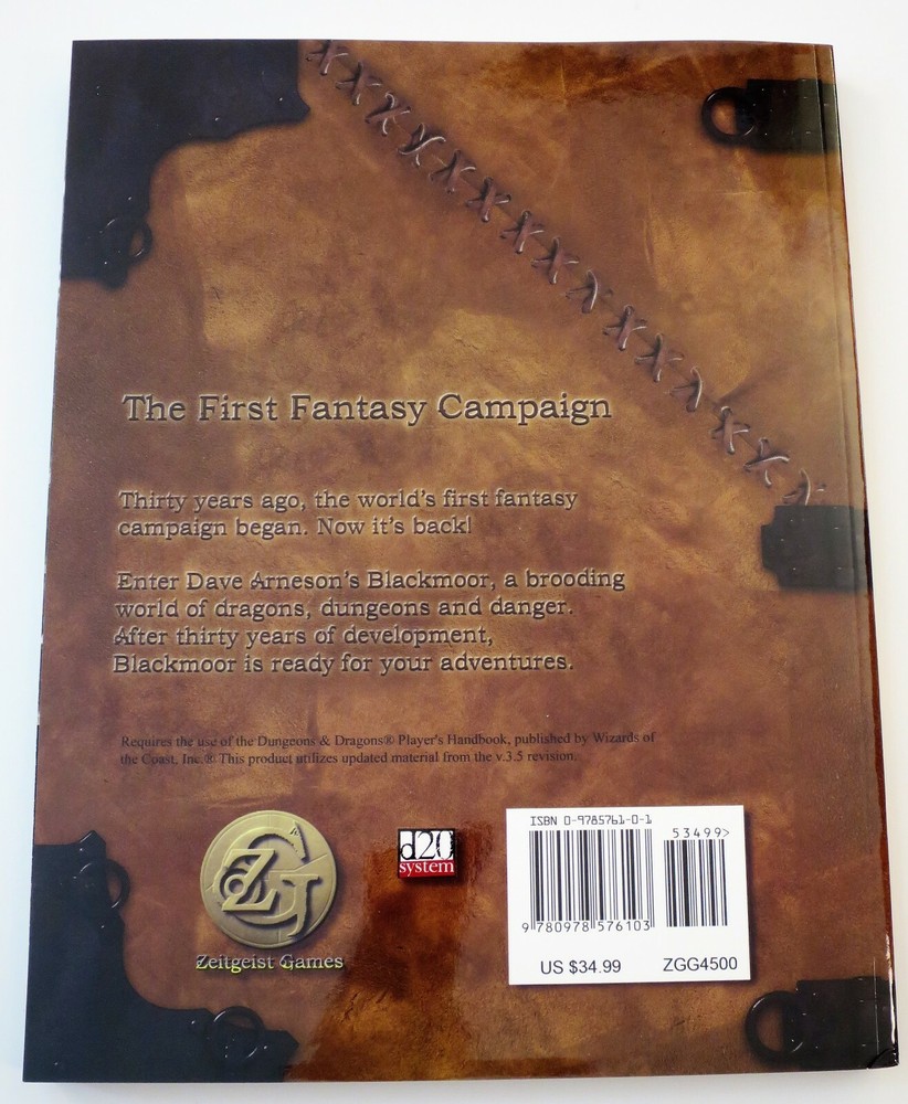 Dave Arneson's Blackmoor d20