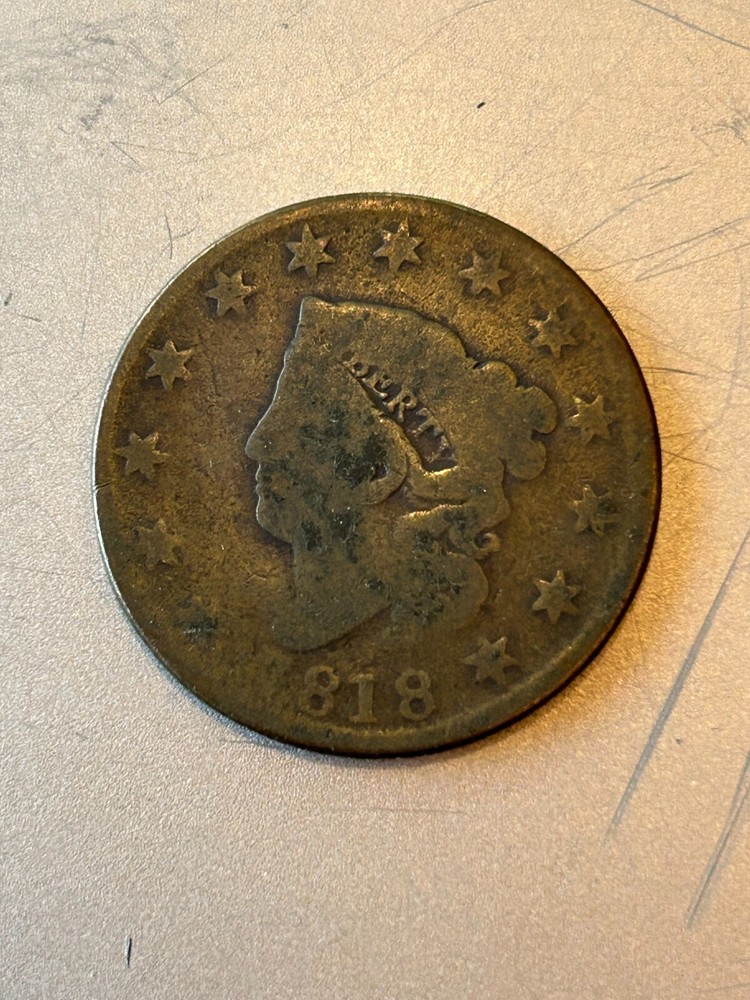 1818 Coronet Head Large Cent
