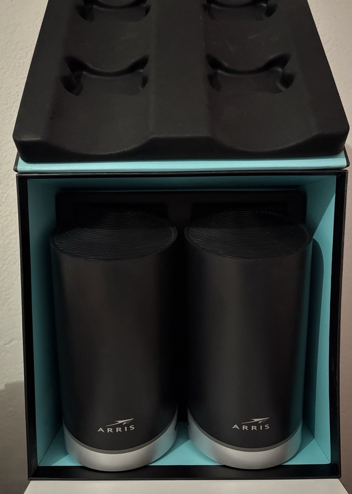 ARRIS SURFboard mAXPro Mesh WI-FI System-Black Includes One Cable Connector Only