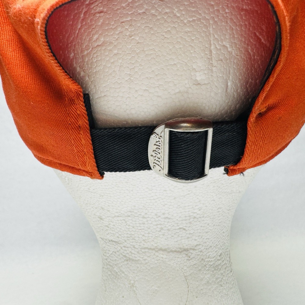 Titleist Pro V1 FJ Golf Hat Cap Adjustable Strapback Footjoy Orange
