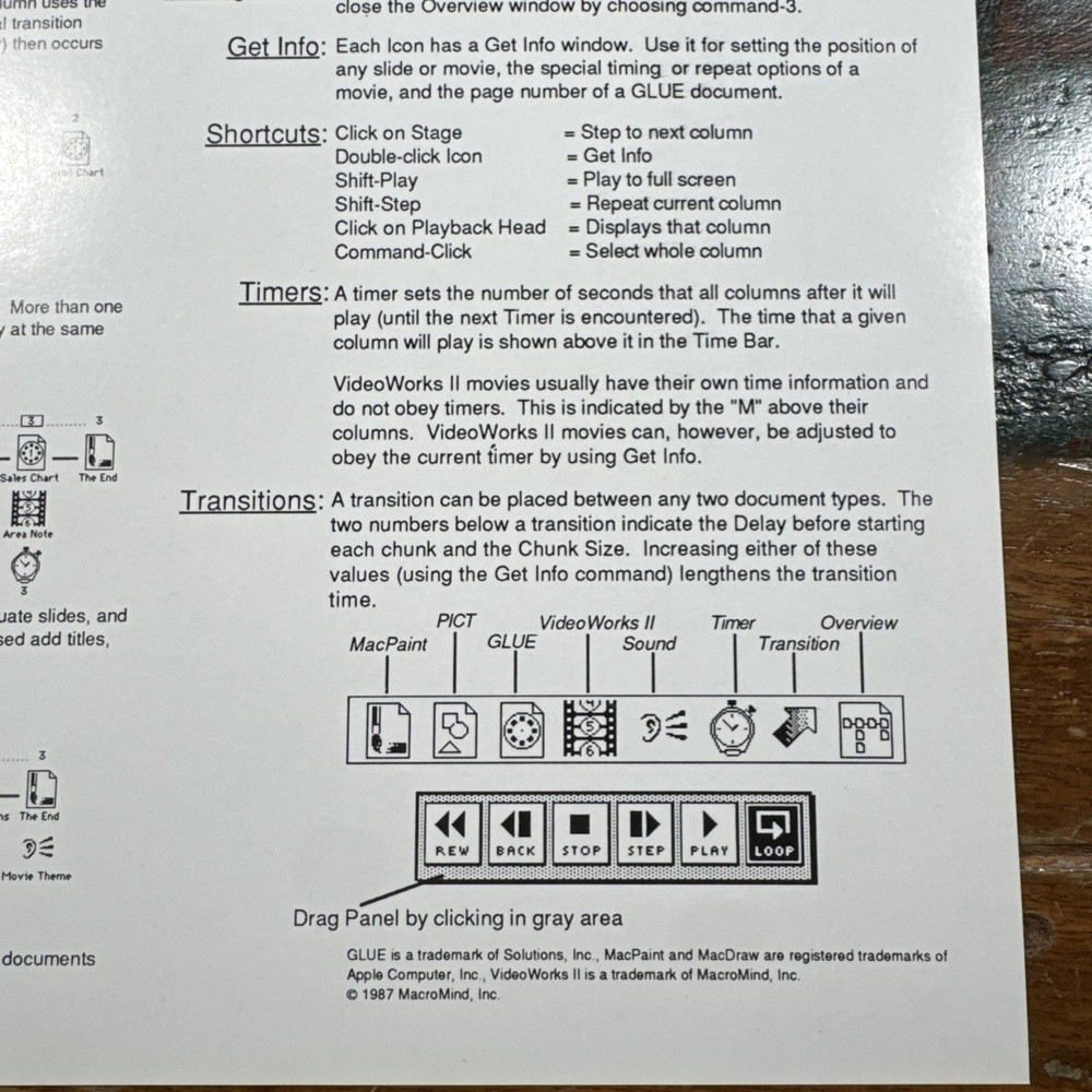 Macromind VideoWorks 2 Vintage Macintosh Software 1980s Retro Programing