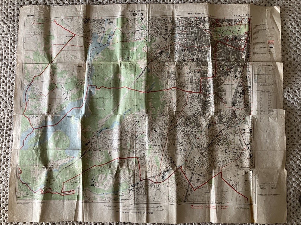 Allied Central Interpretation Unit War Map Germany Sheet 3 (SW) 1945
