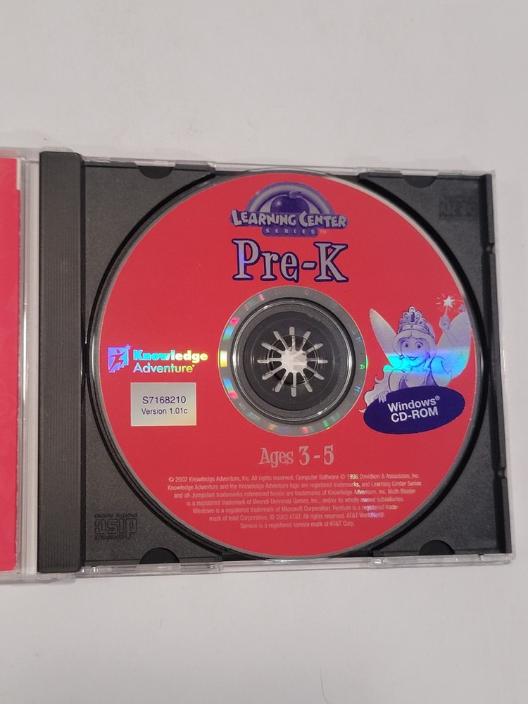Learning Center Series: Pre-K PC CD-ROM - Ages 3-5, Learning, Reading, Math