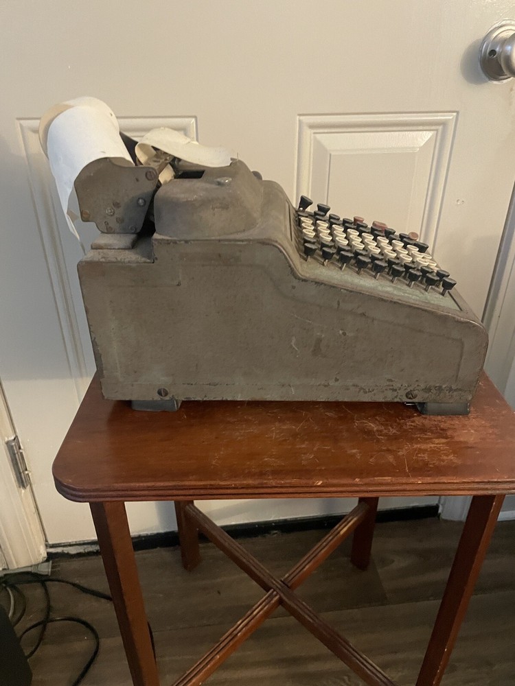 Vintage RC Allen Figuring Machine Adding Subtracting Calculator