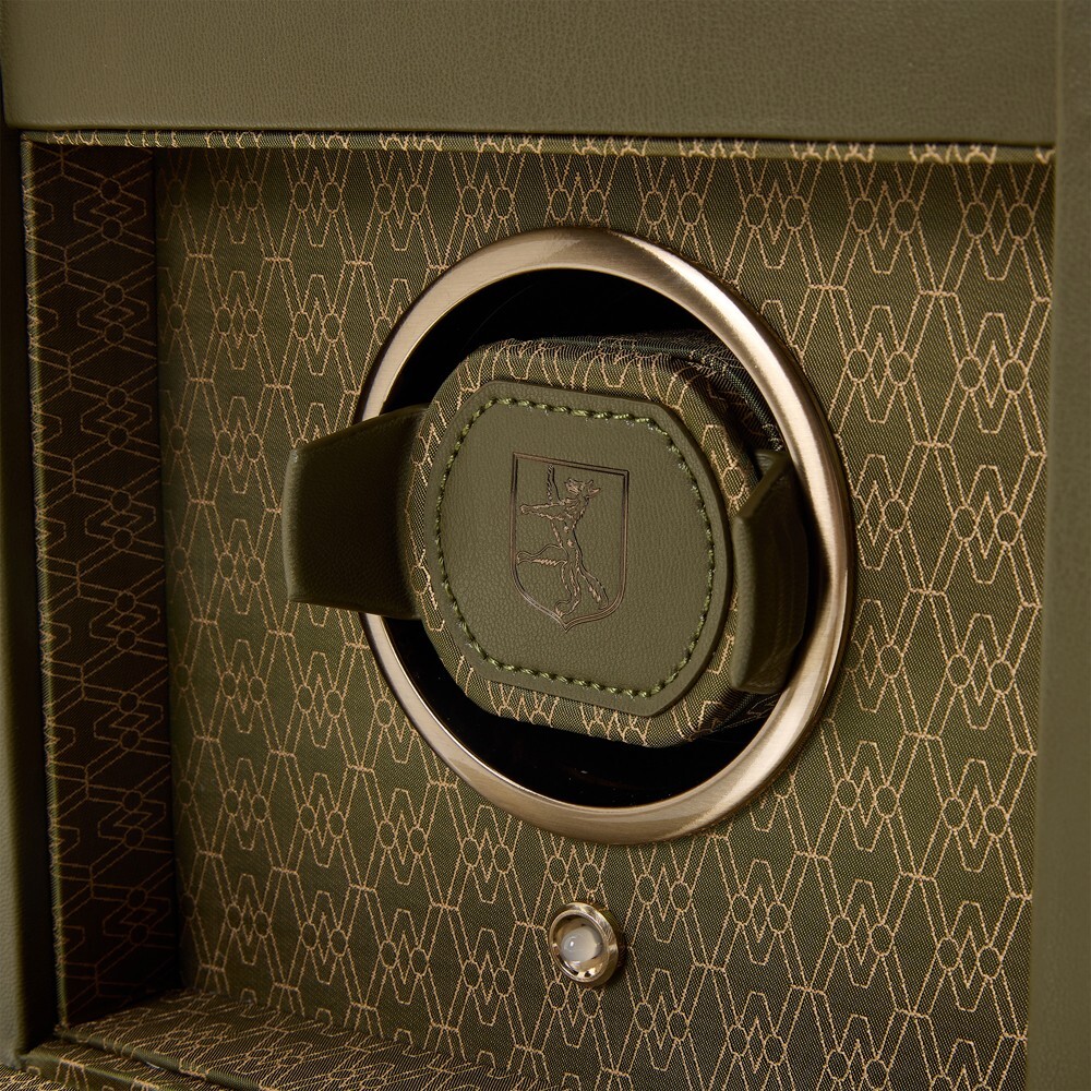 Earth Single Watch Winder - Olive