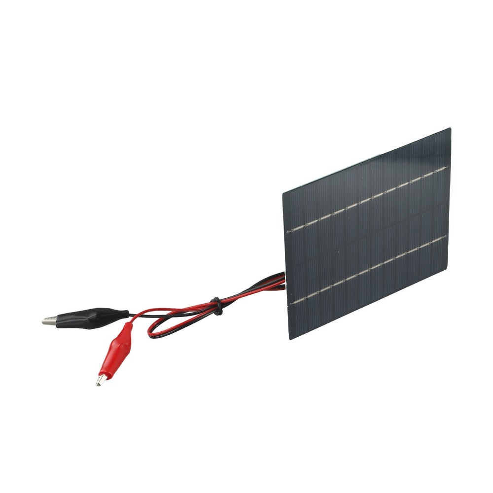 Sustainable Power Solution Portable 10W Solar Panel with Clips for Use