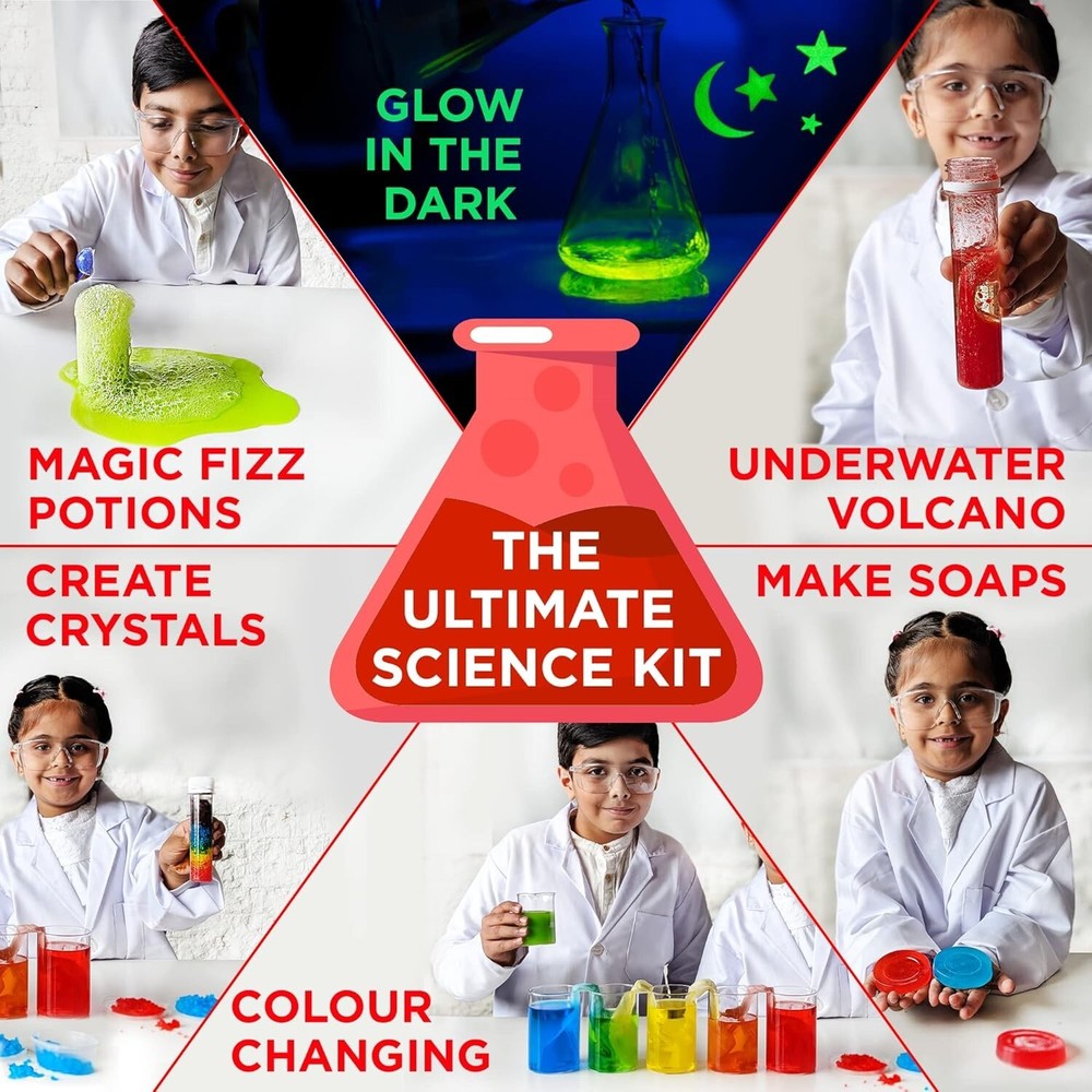 STEM Learning Science Kit for Boys 8-14 | 120 Experiments & Electricity Projects
