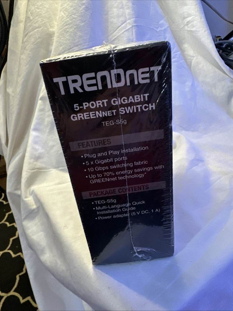 TRENDnet TEG TEG-S5g/A 5 Ports External Switch Plug & Play