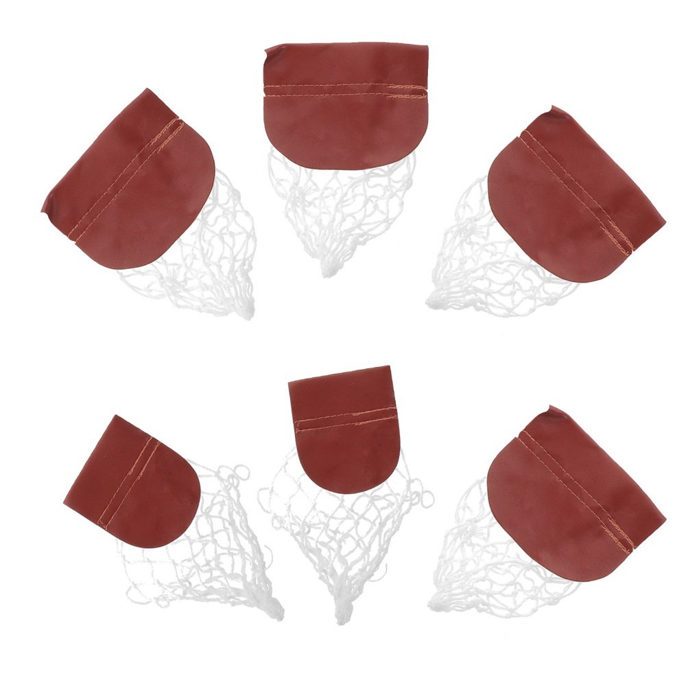 6 Pcs Pool Table Replacement Mesh Bag Accessories Billiards Pocket