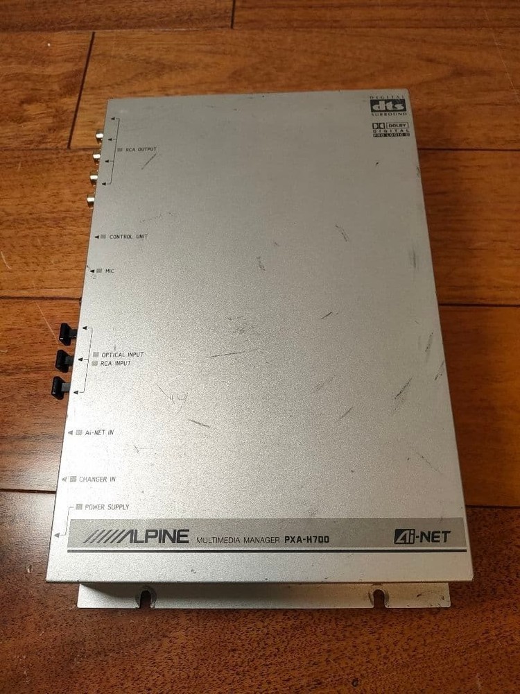 ALPINE PXA-H700 Multimedia Processor w/ Commander Tested Used From Japan
