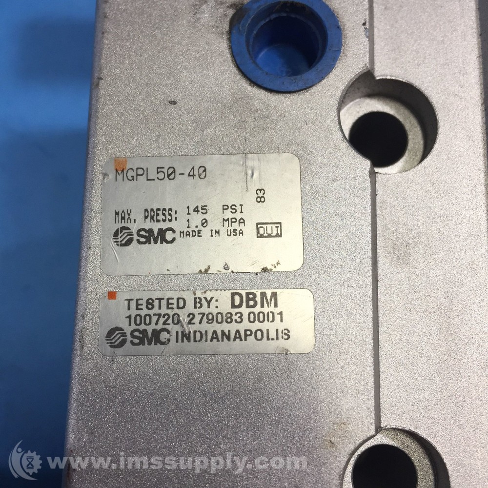 SMC MGPL50-40 Compact Guide Cylinder USIP