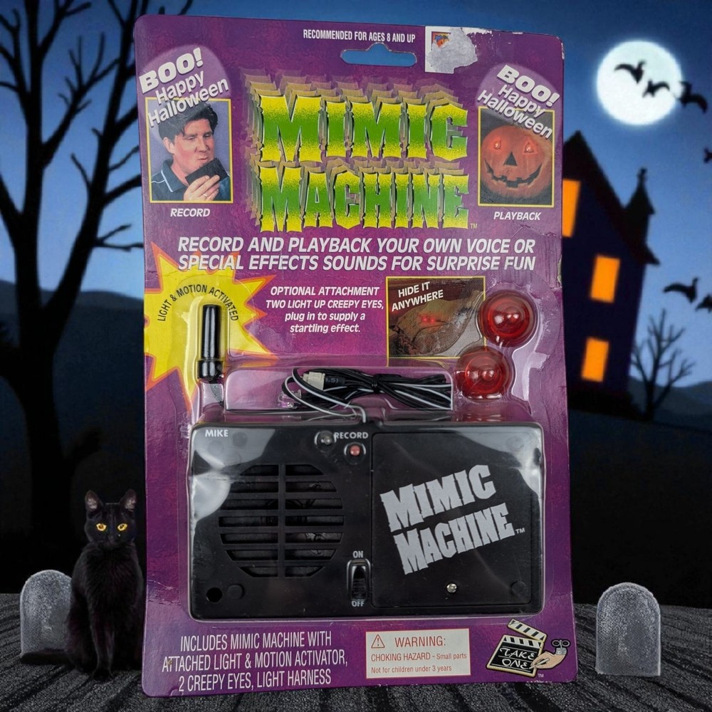 90s Mimic Machine Record & Playback Halloween Voice & Sound Effects