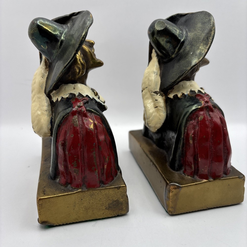 Bronze Herzel Shakespeare Bookends Vintage