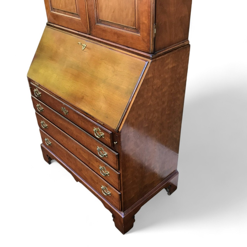 Wright Table Co. Cherry 2 part Secretary Desk