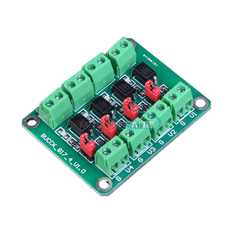 PC817 4-Channel Converter Module Optocoupler Isolation Module 3.6-30V Voltage