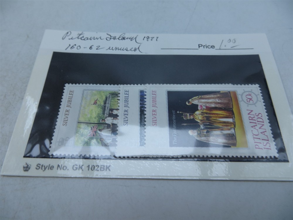 Pitcairn Island Stamps #160-162, MLH