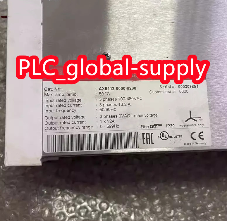 1PC New original Beckhoff AX5112-0000-0200 Servo Driver Fast shipment