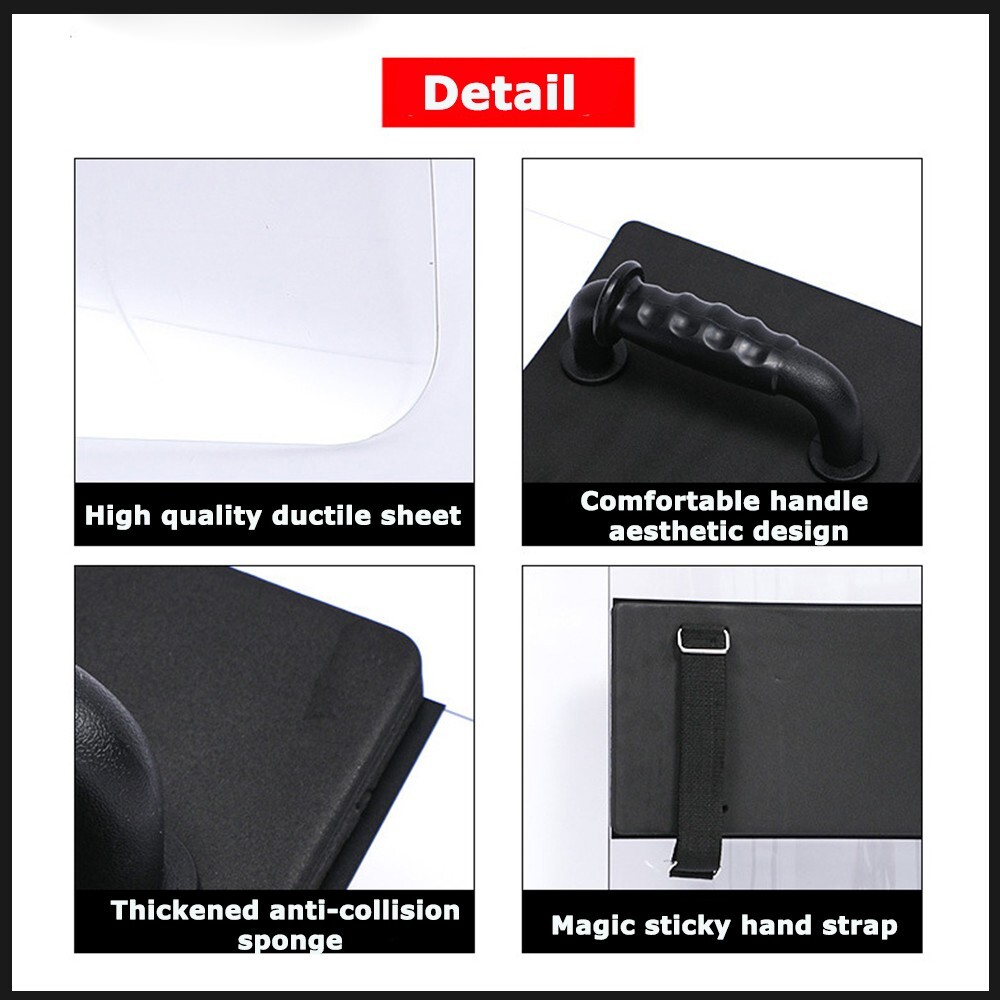 TECHTONGDA Hand-Held Anti-riot Shield Security Protection Durable Shield 3.5MM