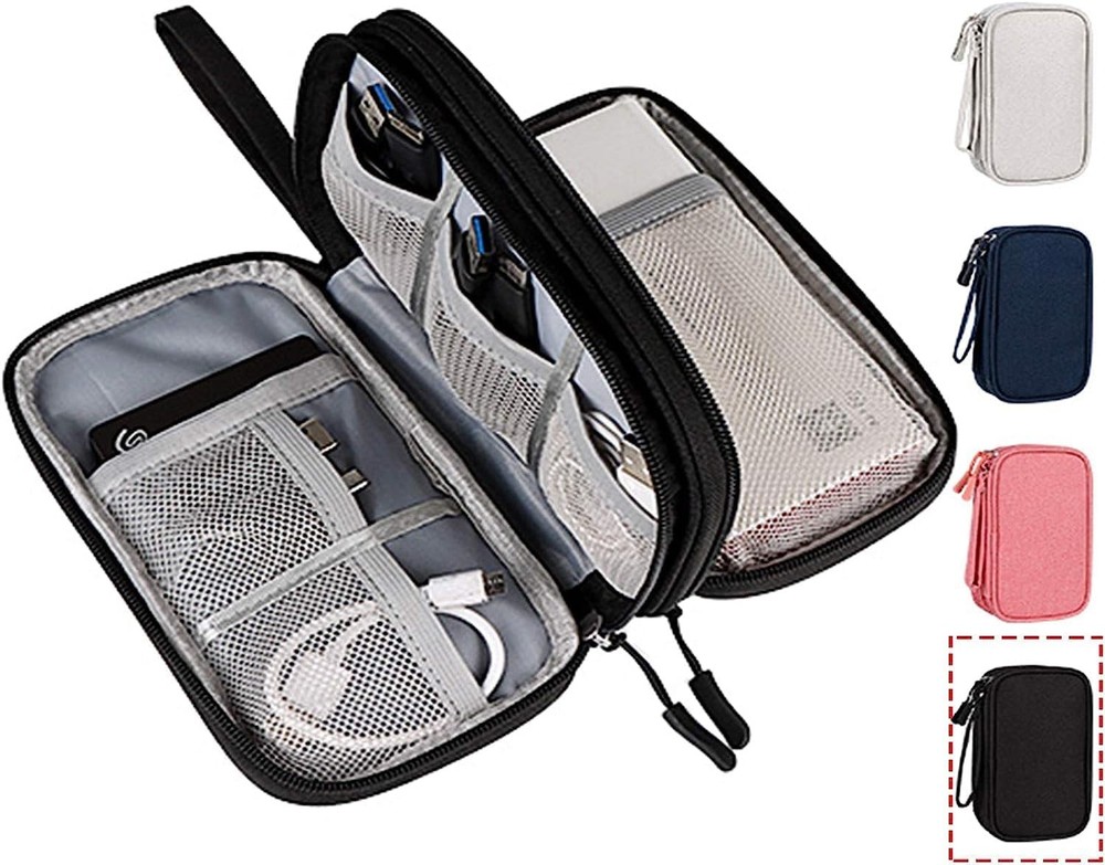Electronics Accessories Organizer Pouch Bag, Travel Universal Organizer