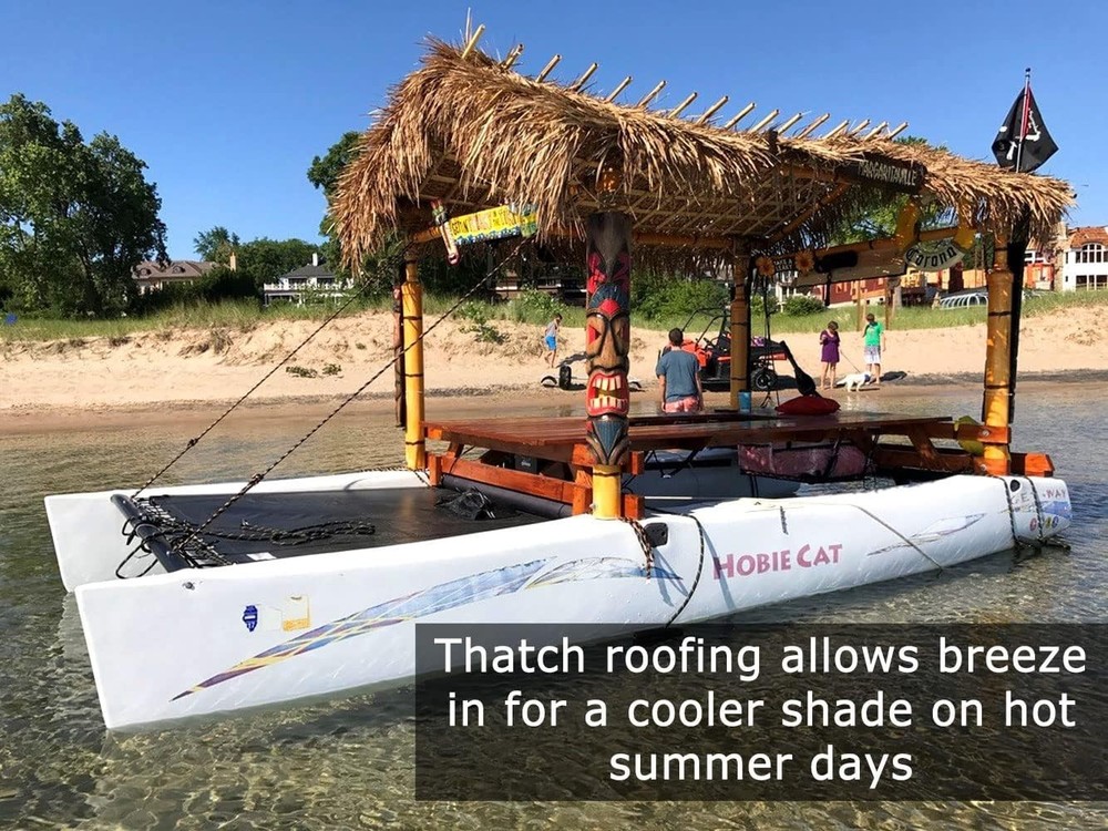 Genuine Mexican Palm Thatch Roofing Roll