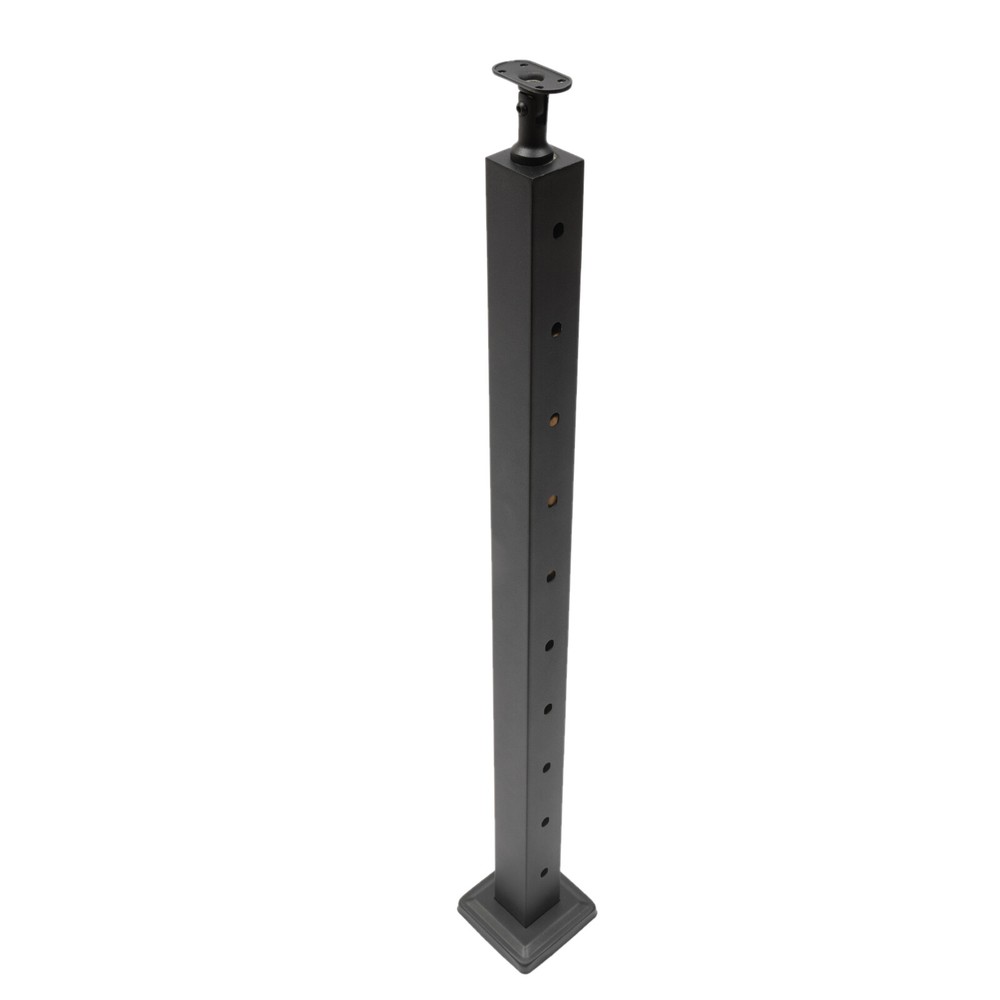 4 Pack Level drilled Cable Railing Post 36"x2"x2" Adjustable Top