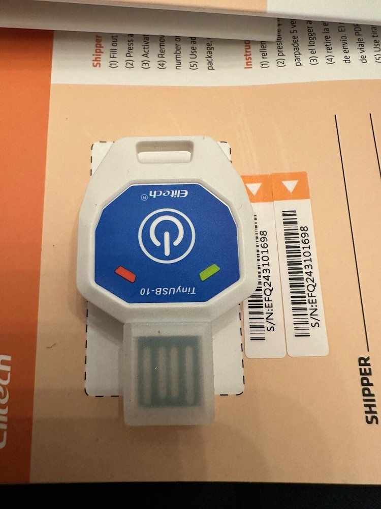 Elitech Tiny-USB Temperature Data Logger Single Use Upto 90Days PDF Report 7pack