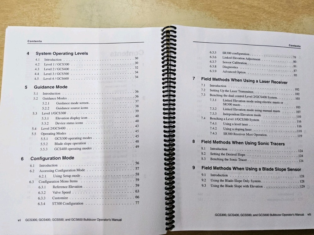 Trimble Operator's Manual, GCS300, GCS400, GCS500, GCS600 Grade Control System